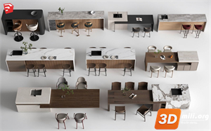 Kitchen island Skp Files